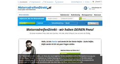 Desktop Screenshot of motorradreifendirekt.at