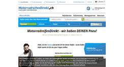 Desktop Screenshot of motorradreifendirekt.ch
