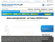 Tablet Screenshot of motorradreifendirekt.ch